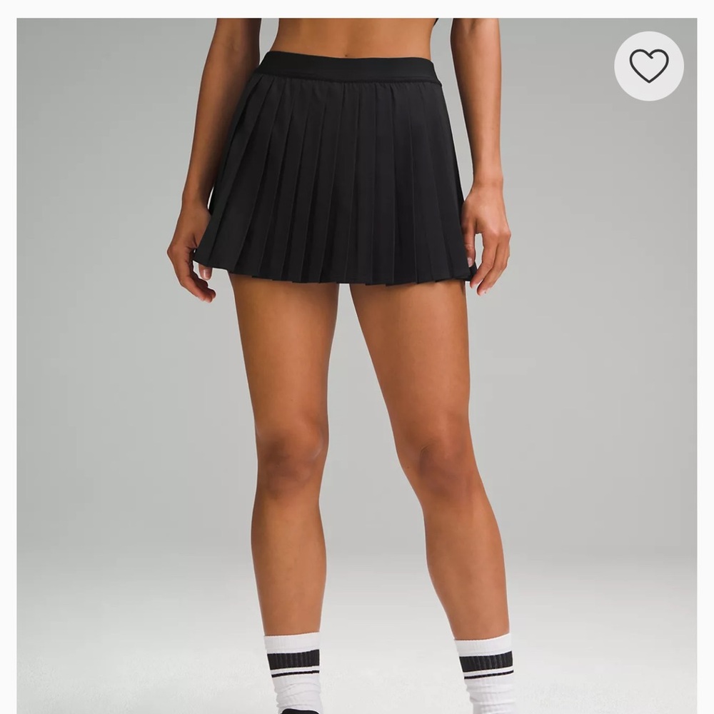 Lululemon Athletica DARK Green Skater Mini Skirt